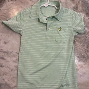 3T Masters Light Green Striped Kids Polo